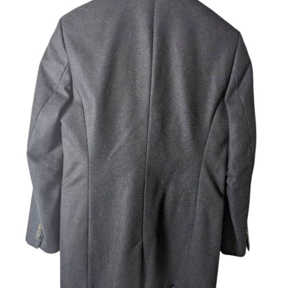 NWT TED BAKER Alamo Three Botton Overcoat in Charcoal Size 3 - Picture 3 of 6